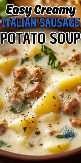 Easy Creamy Italian Sausage and Potato Soup
