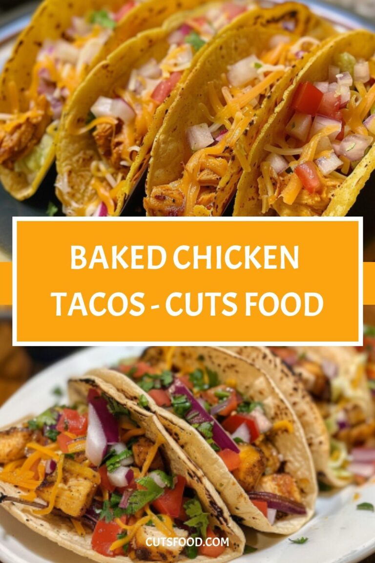 Baked Chicken Tacos – Cuts Food