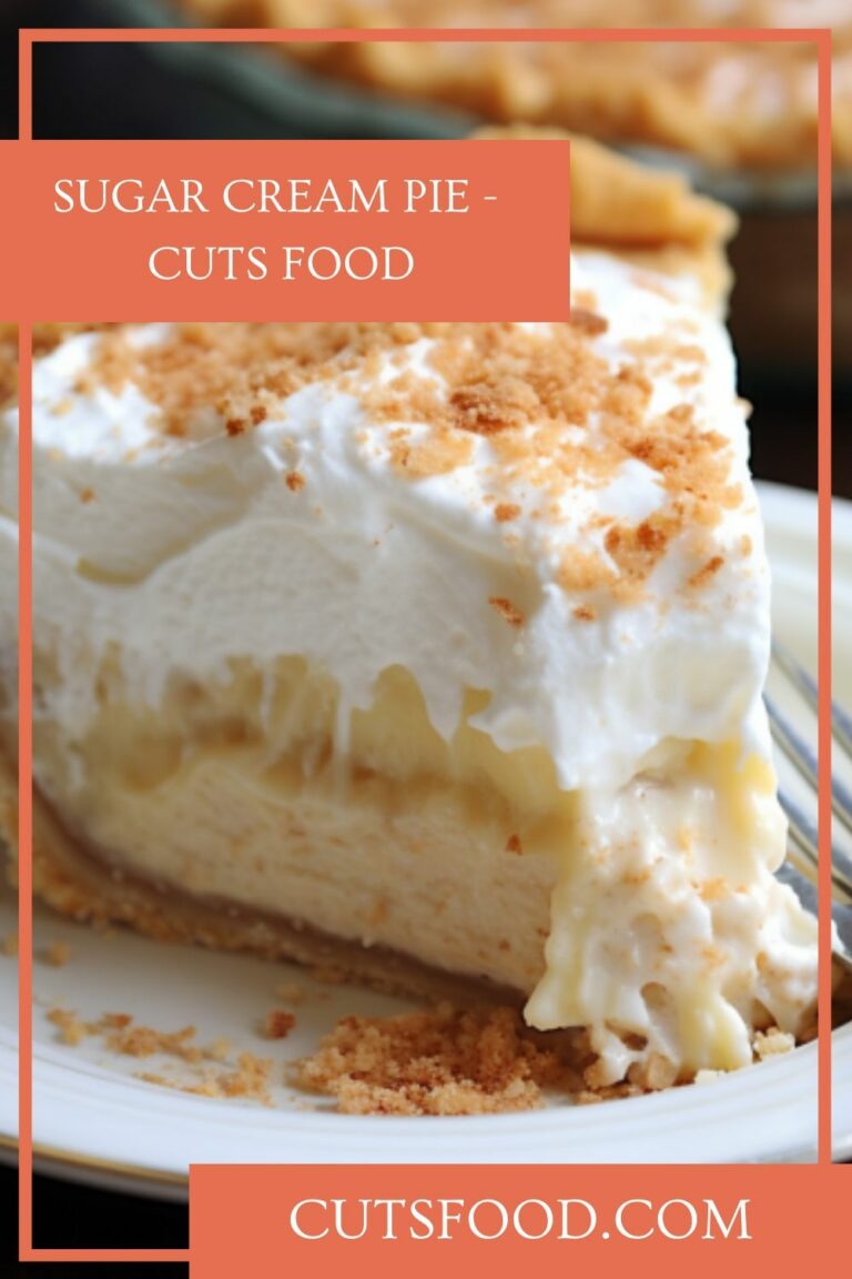 Sugar Cream Pie – Cuts Food