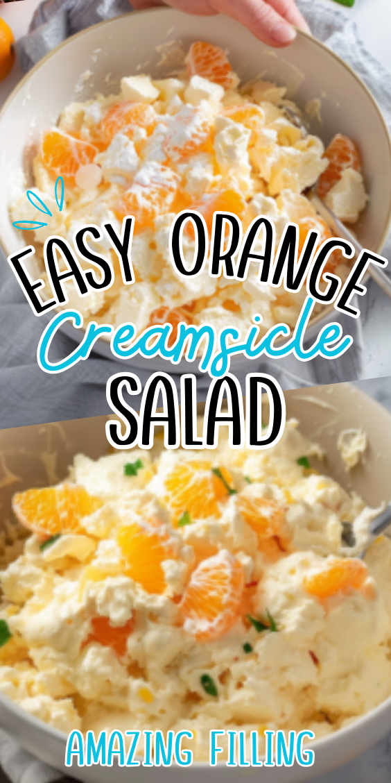 Easy Orange Creamsicle Salad