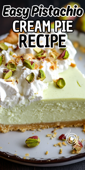 Easy Pistachio Cream Pie
