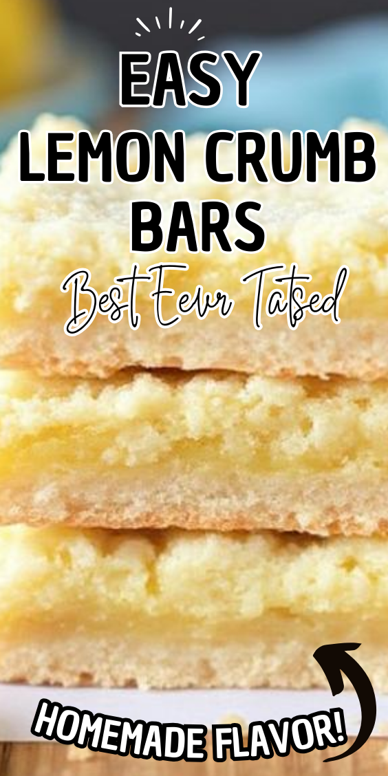 Easy Lemon Crumb Bars