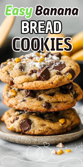 Easy Banana Bread Cookies