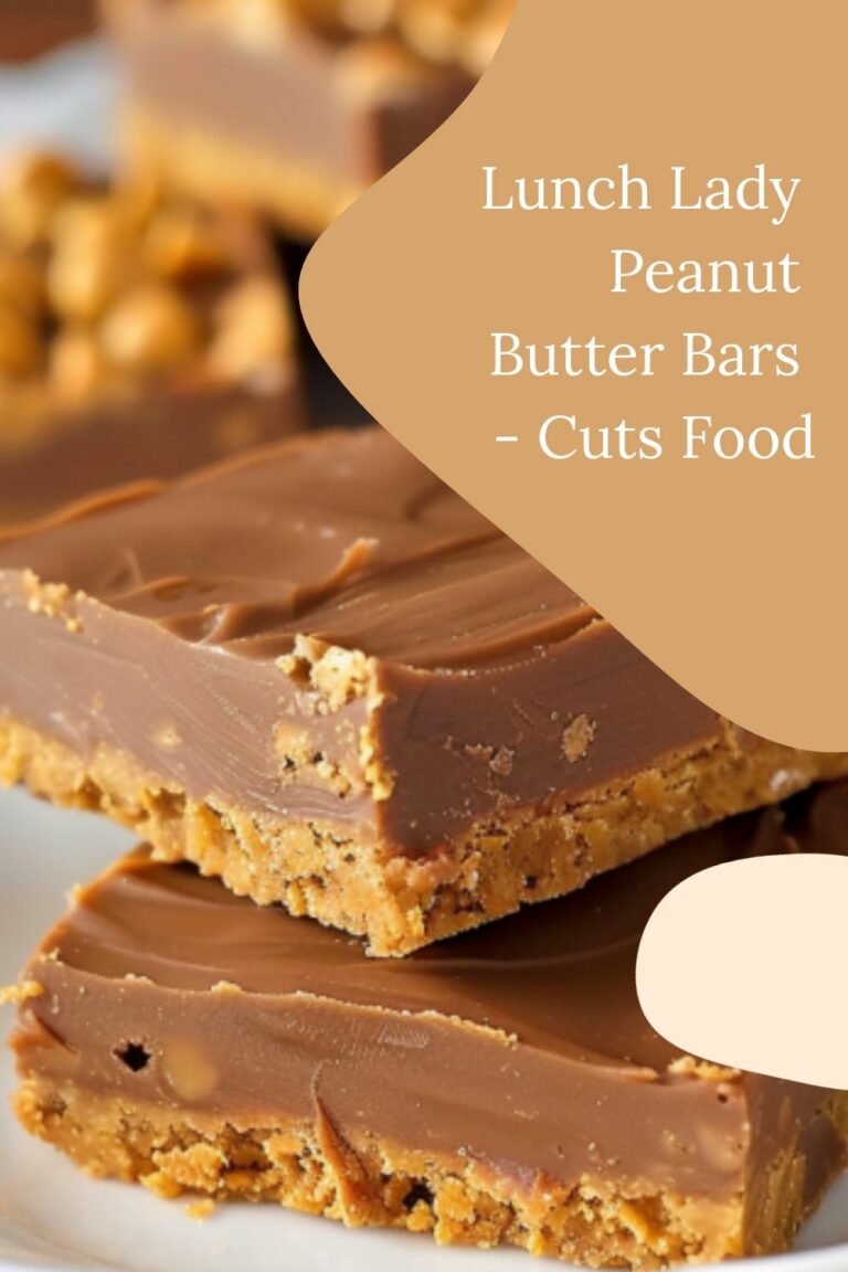 Lunch Lady Peanut Butter Bars – Cuts Food