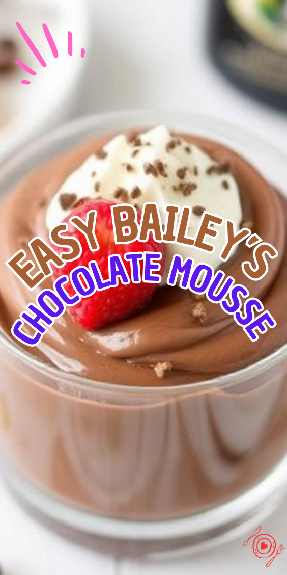 Easy Bailey’s Chocolate Mousse