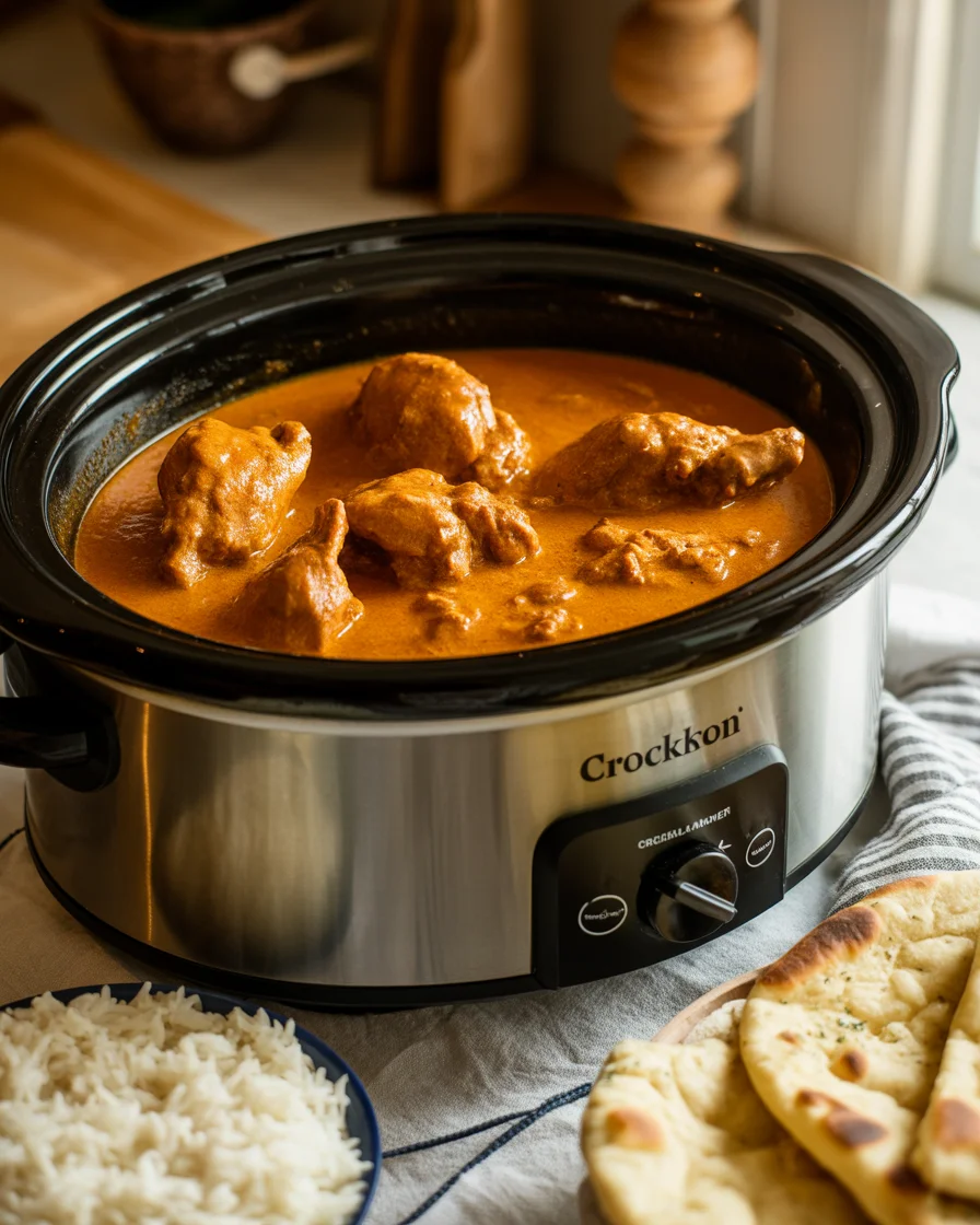 Easy Crockpot Butter Chicken — Slow Cooker Recipe