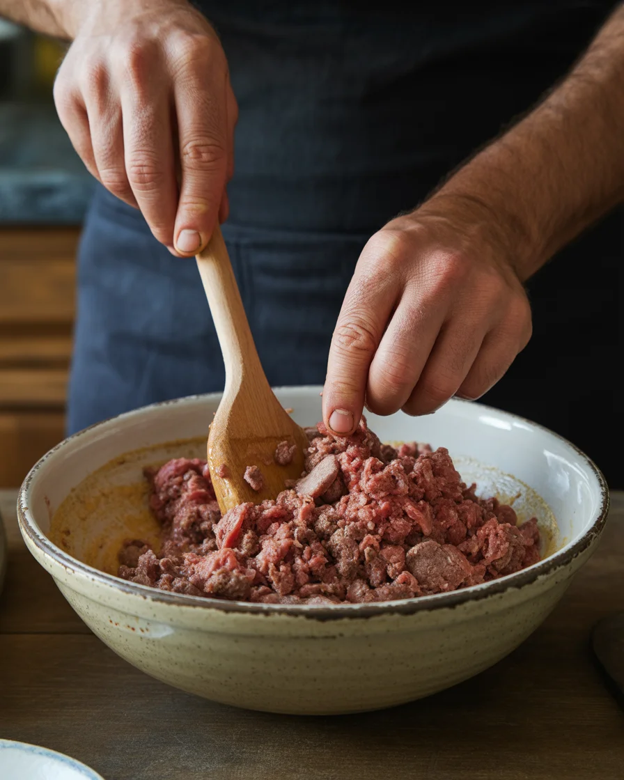 Easy Hamburger Potato Casserole