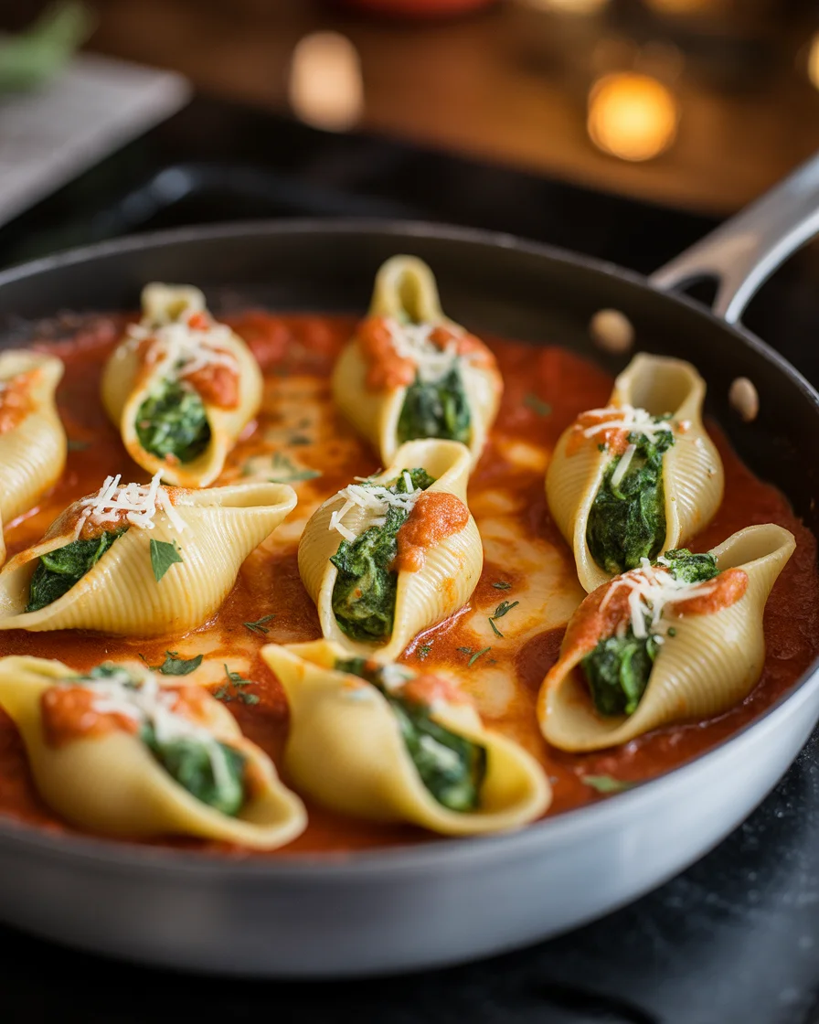 Easy Stuffed Shells Recipe — Spinach Ricotta