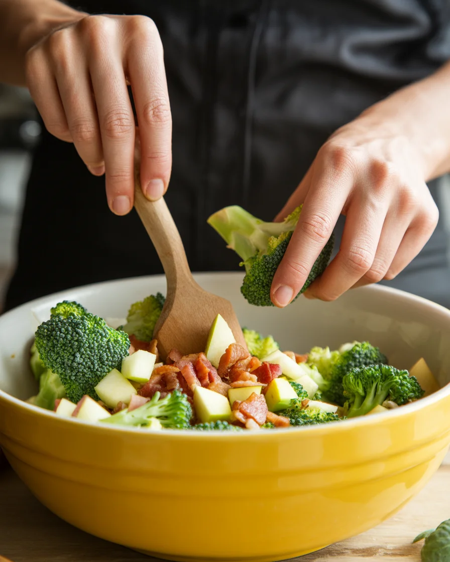 Easy Broccoli Apple Salad — Honeycrisp Crunch