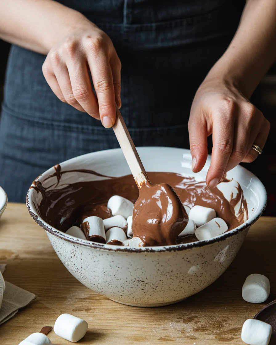 Easy Fudge Recipe — Marshmallow Swirl