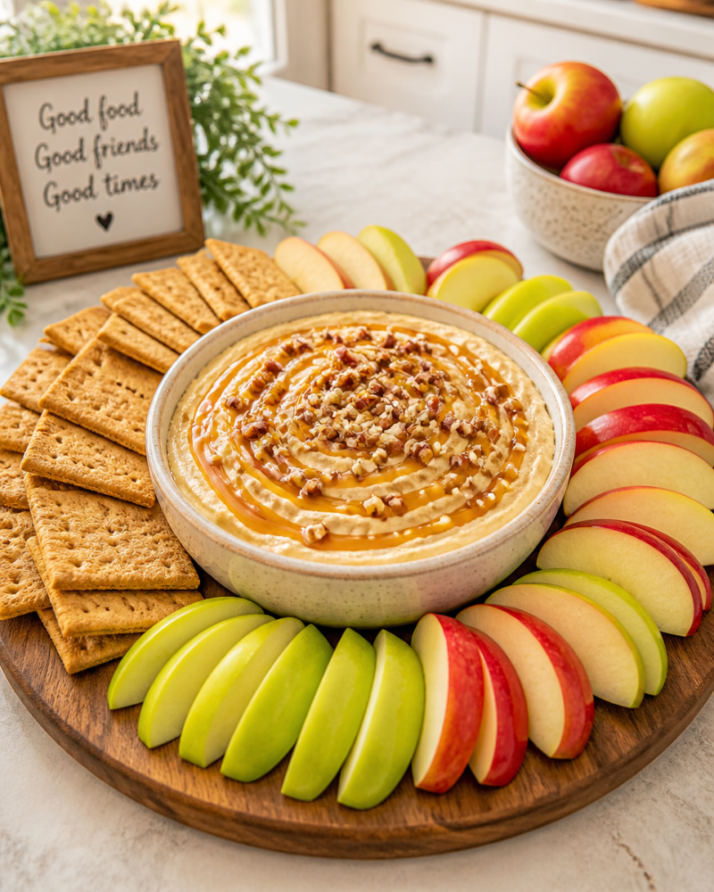 Easy Caramel Apple Cheesecake Dip — Cream Cheese Party