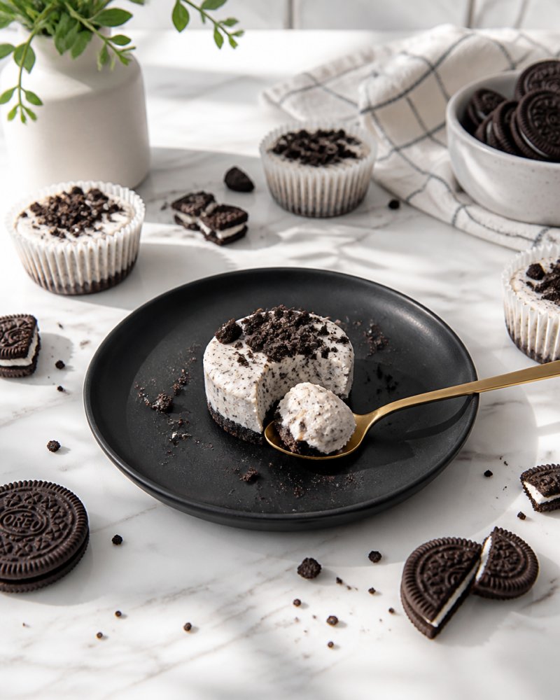 Easy Oreo Cheesecake Bites — No Bake Mini Dessert