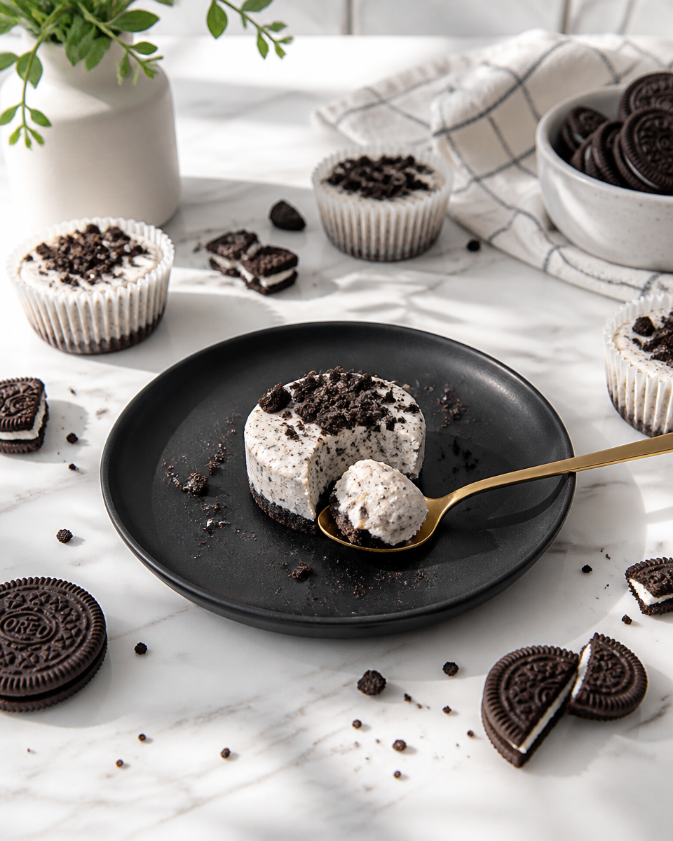 Easy Oreo Cheesecake Bites — No Bake Mini Dessert