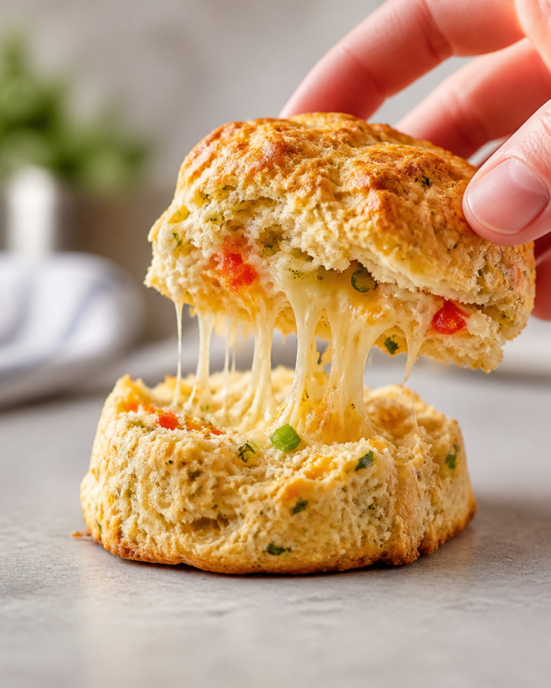 Savory Breakfast Protein Biscuits