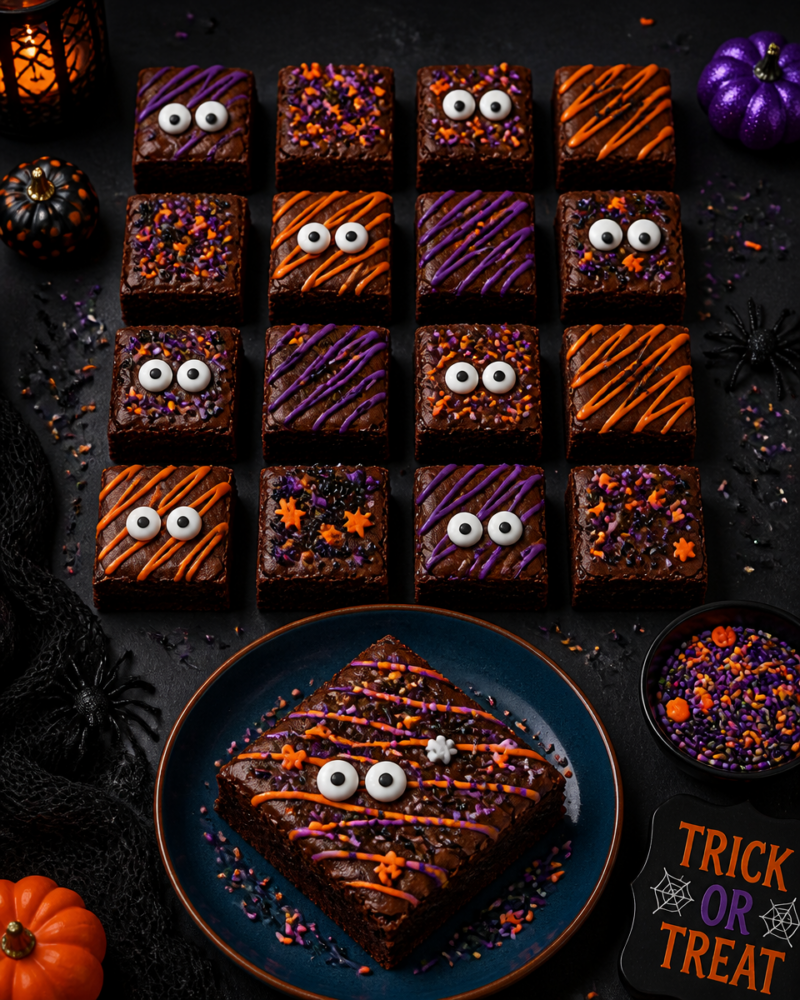 Easy Halloween Brownies Recipe