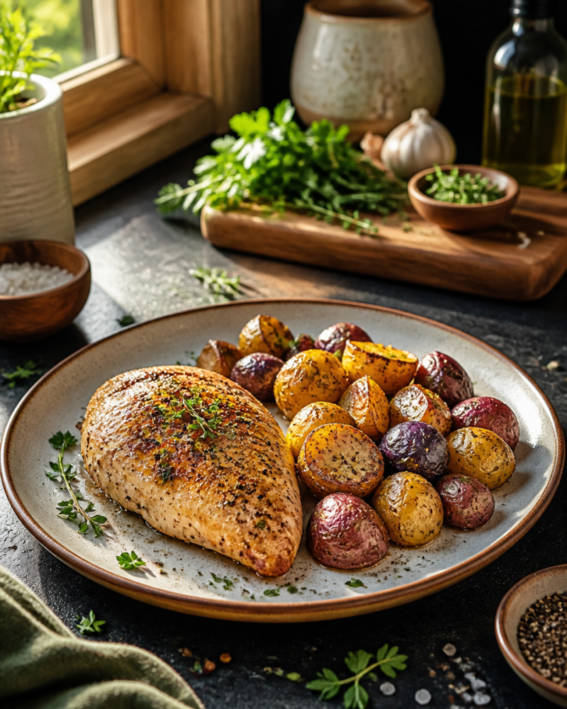 Easy Instant Pot Chicken and Potatoes