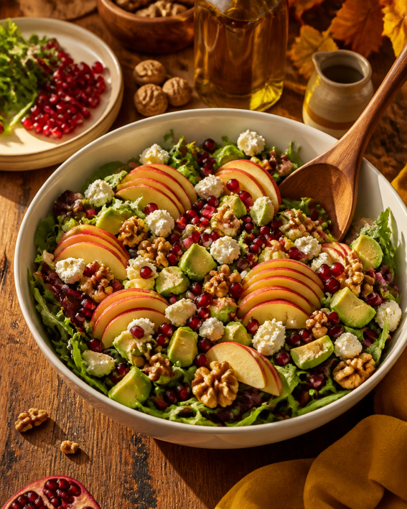 Easy Apple Walnut Salad — Fall Harvest