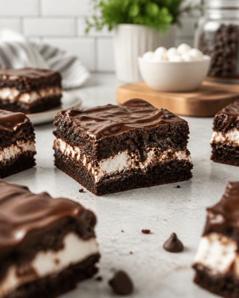 Easy Fudge Recipe — Marshmallow Swirl