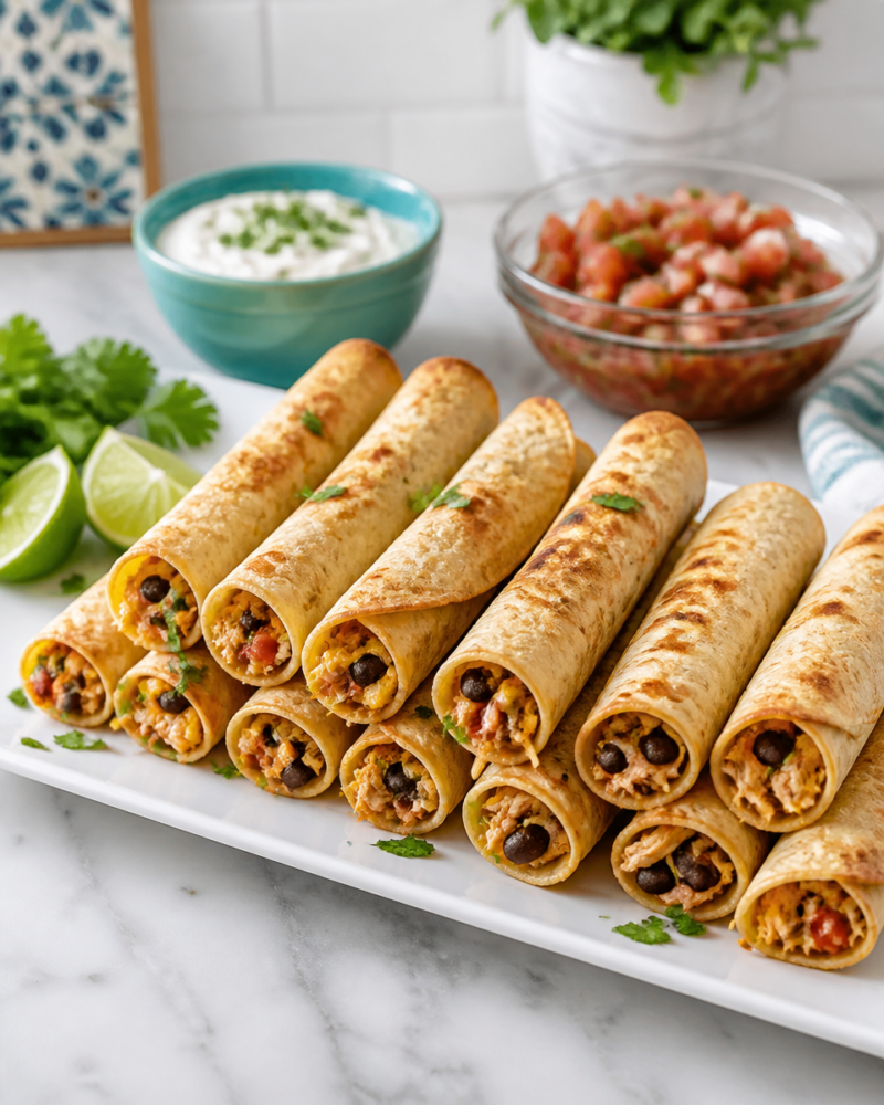 Easy Air Fryer Taquitos — Turkey Thanksgiving