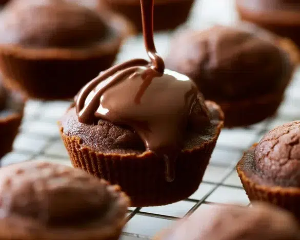 Image about Texas Sheet Cake Bites