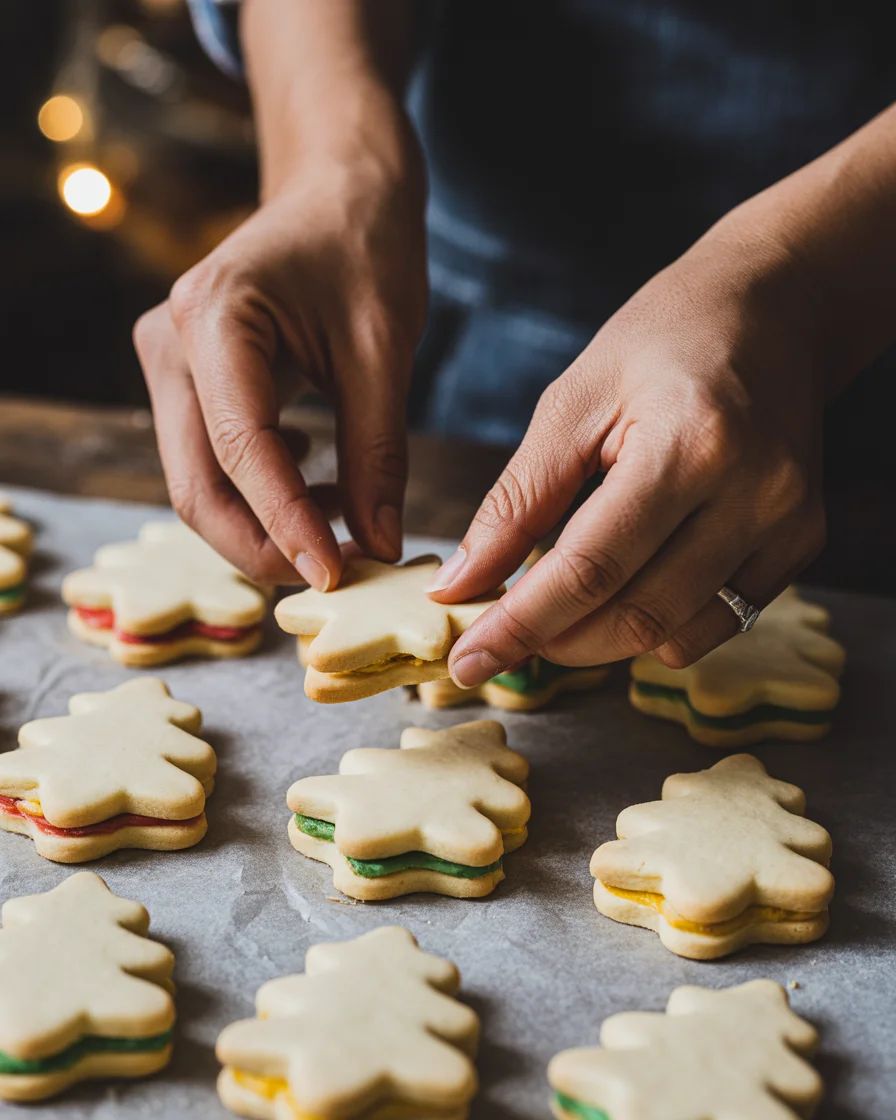Easy Christmas Tree Sandwiches