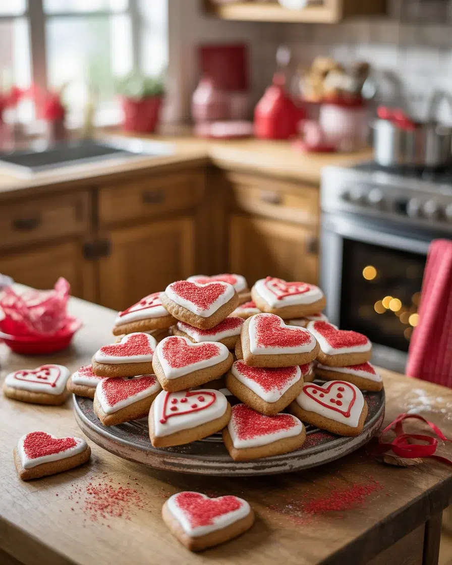 Easy Valentine Sugar Cookies — Sweetheart Recipe