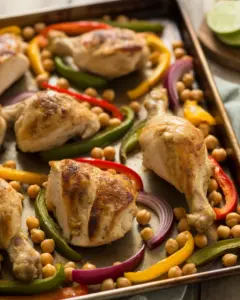 Delicious Chicken Shawarma Sheet Pan Dinner