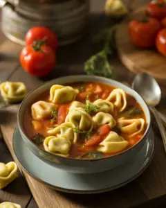Deliciously Comforting Spinach Tortellini Soup