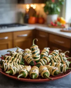 Delicious Mummy Jalapeno Poppers for Halloween
