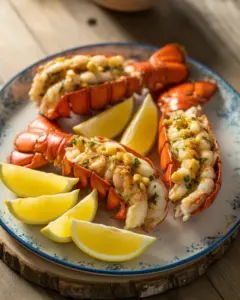 Sizzling Grilled Lobster Tails with Herb Garlic Butter