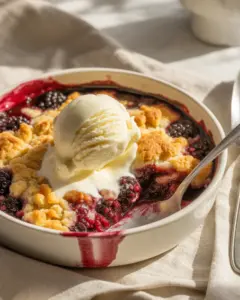 Deliciously Easy Blackberry Cobbler Recipe