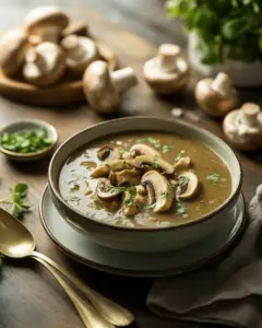 Warm & Cozy Creamy Chicken and Mushroom Soup Recipe to Savor