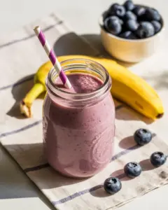 Delicious Blueberry Banana Oatmeal Smoothie to Fuel Your Day