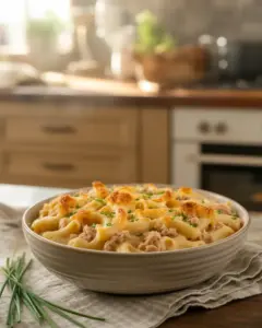 Simple and Delicious Tuna Casserole Pasta Bake Recipe