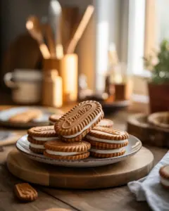 Deliciously Easy Biscoff Sandwich Cookies