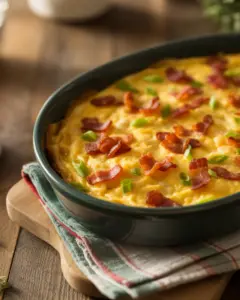Easy Bacon Egg and Hashbrown Casserole — One Pan Breakfast Bake