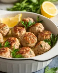 Easy Juicy Baked Turkey Meatballs