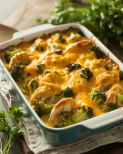 Chicken and Broccoli Cheesy Casserole