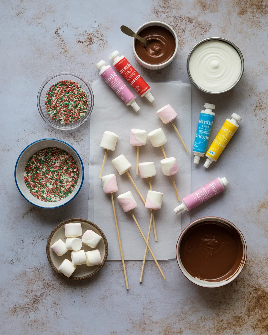 Christmas Marshmallow Pops