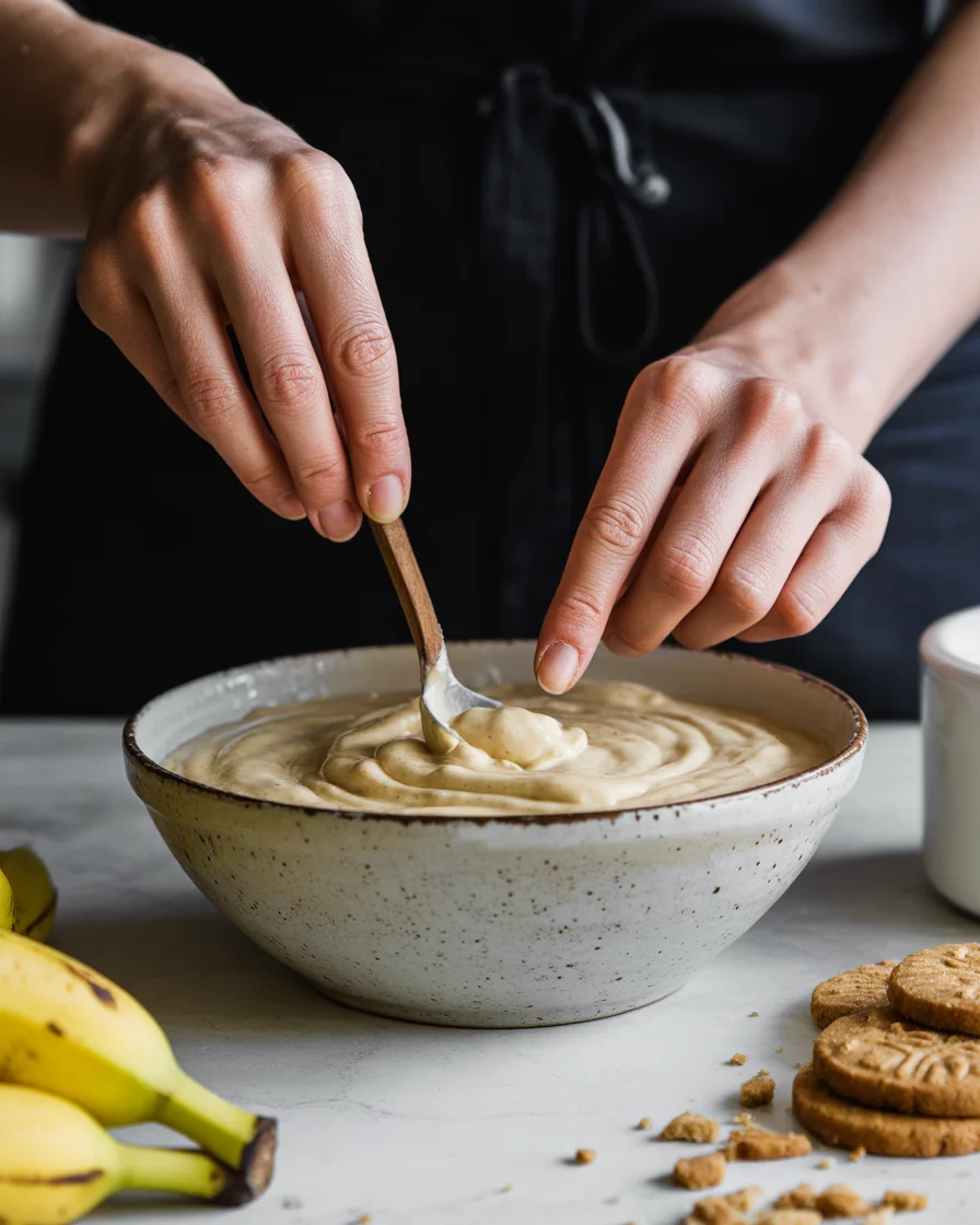 peanut butter banana pudding