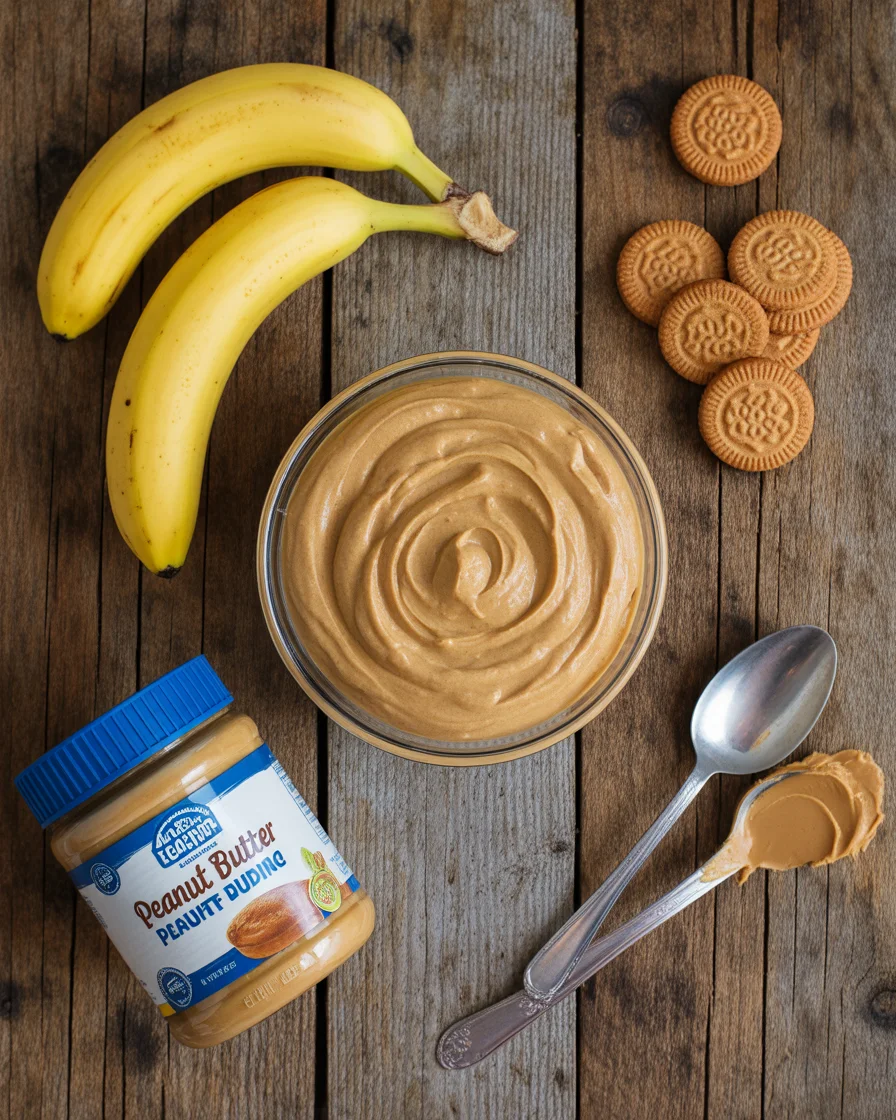 peanut butter banana pudding