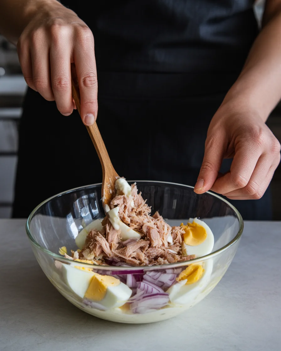 Delicious Easy Tuna Egg Salad Recipe