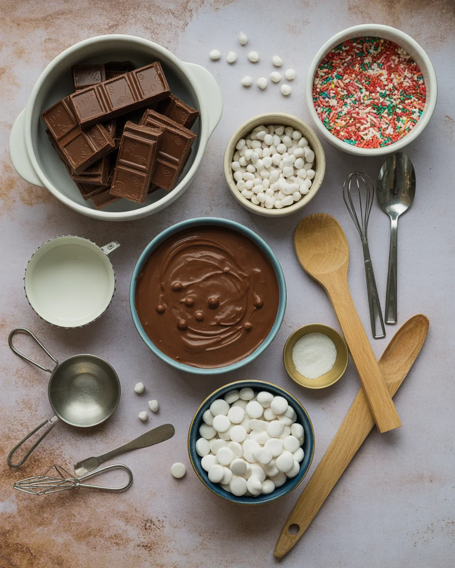 Snowman Chocolate Bark Recipe