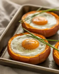 Easy Baked Sweet Potato Egg Cups