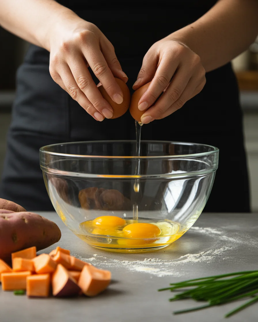 Easy Baked Sweet Potato Egg Cups