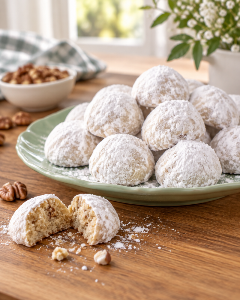 Easy Snowball Cookies Recipe — Mexican Wedding Cookies