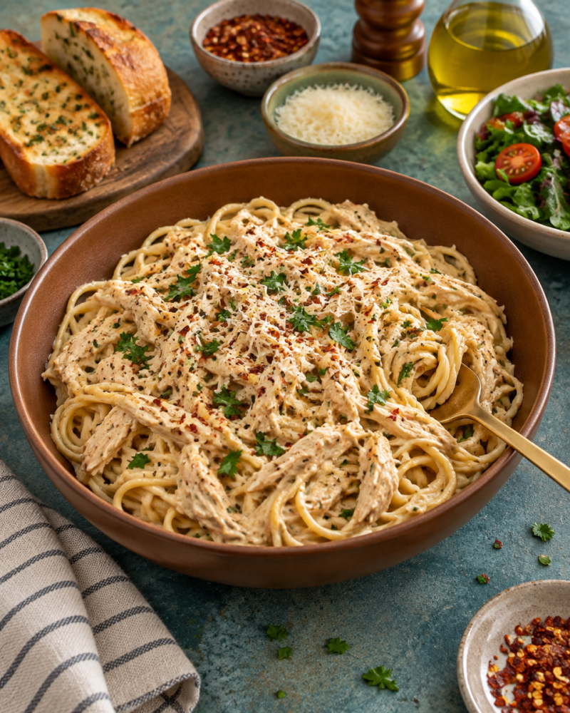 Easy Crockpot Angel Chicken — Pasta Recipe