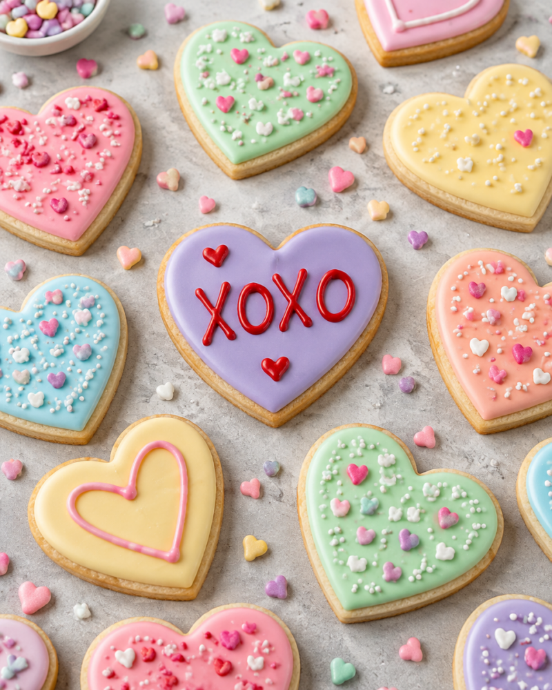 Easy Valentine's Day Cookies — Cute Heart Shapes