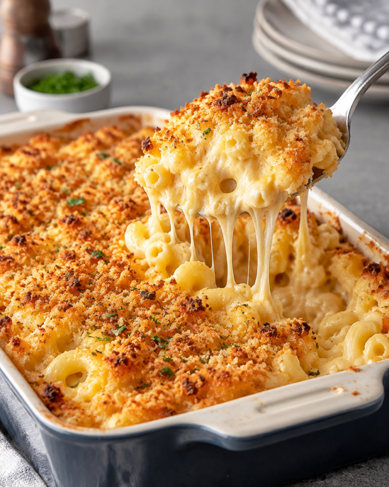 Easy Baked Mac and Cheese Recipe — Creamy Casserole
