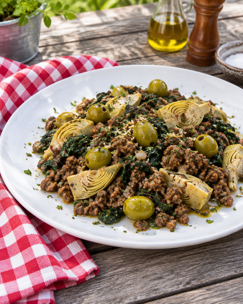 Easy One Pot Moussaka — Beef Rice Pilaf